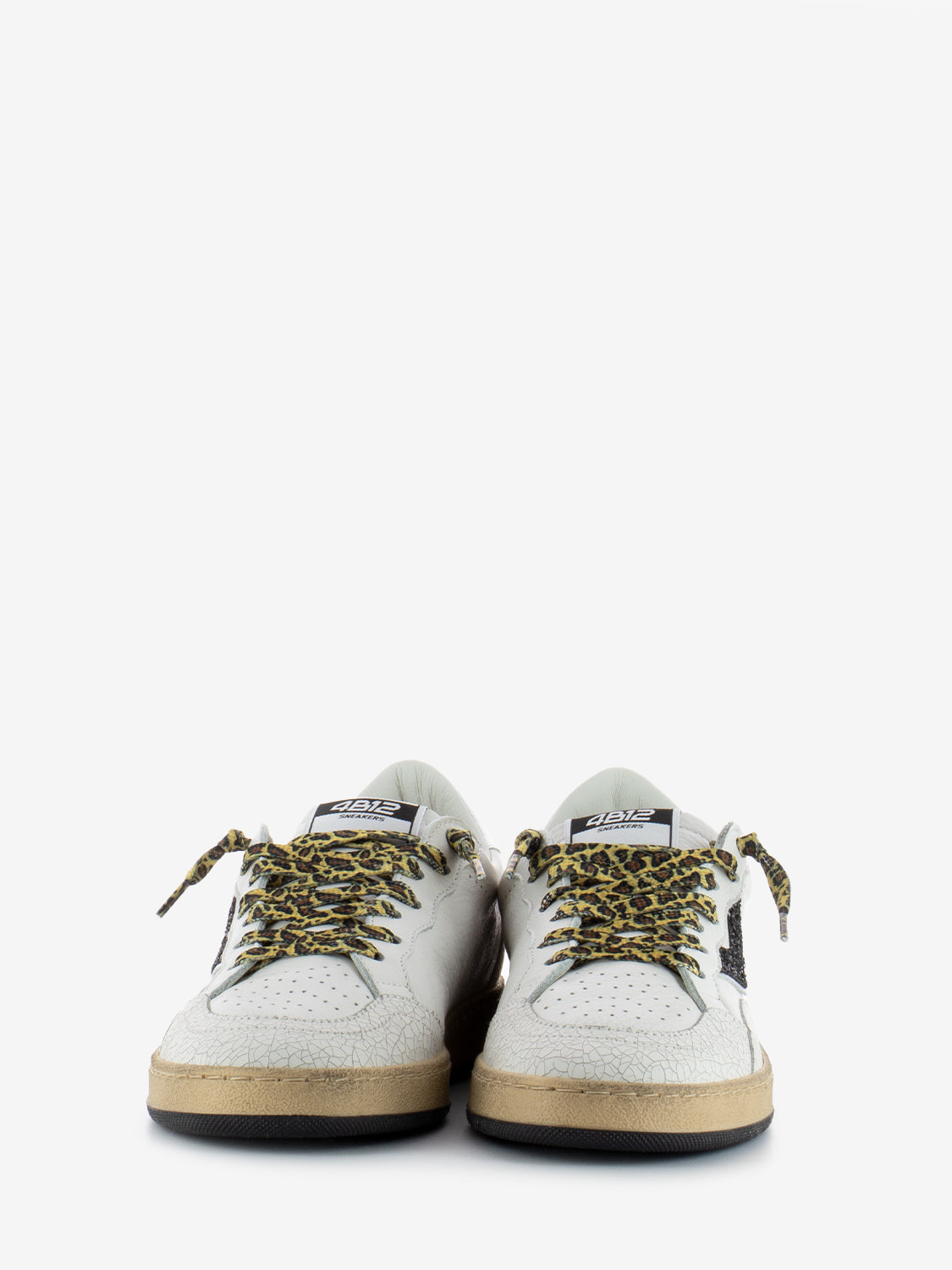 Play new D144 white / black / silver sneakers