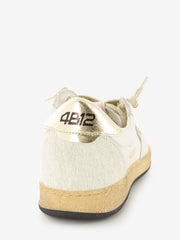 4B12 - Sneakers play new D152 bianco / silver