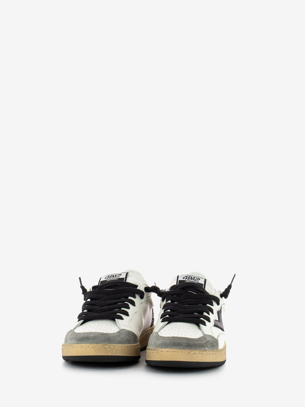 Sneakers Play new grigio glitter amaranto