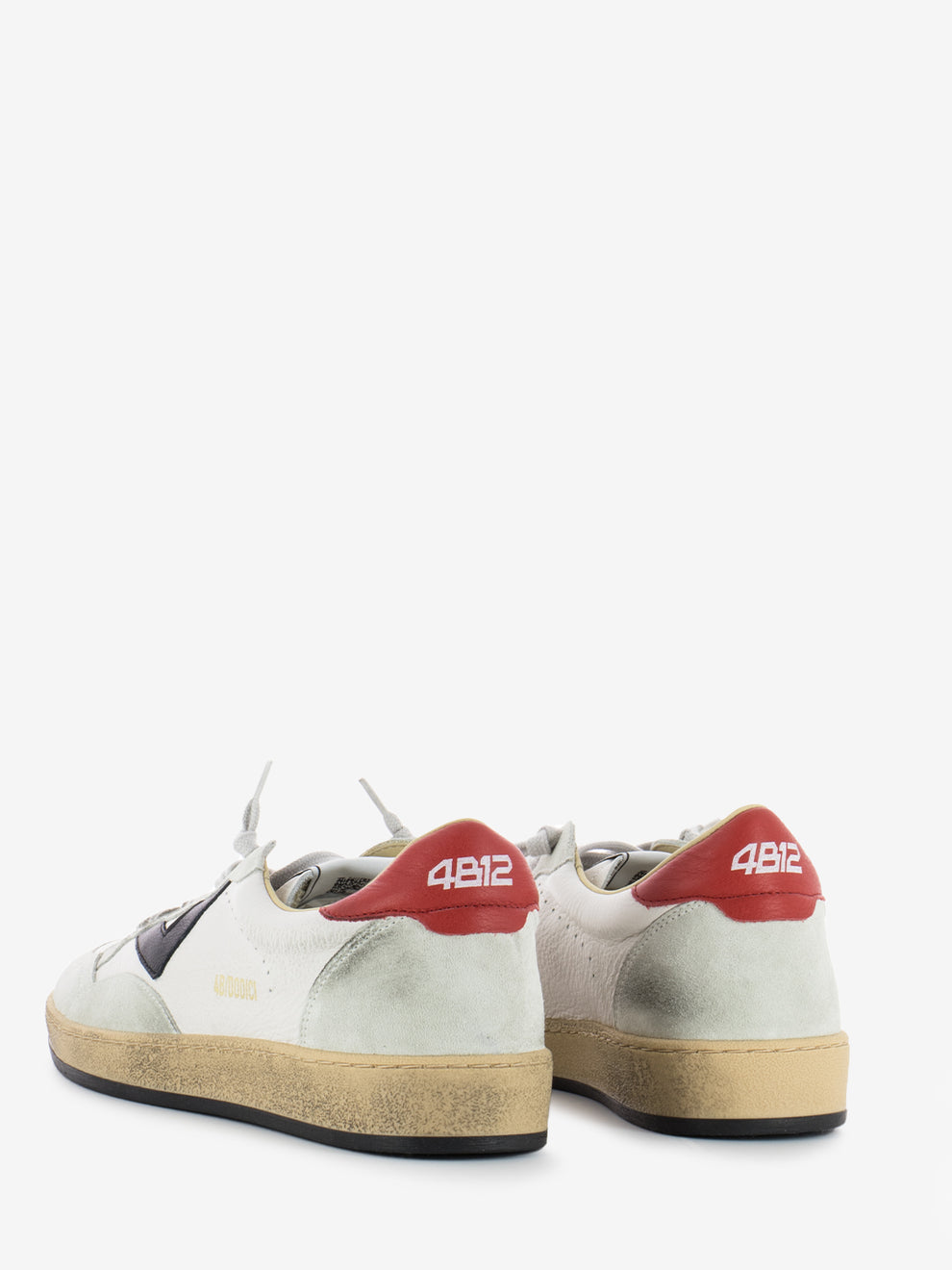 Play new U36 gray / white / red sneakers