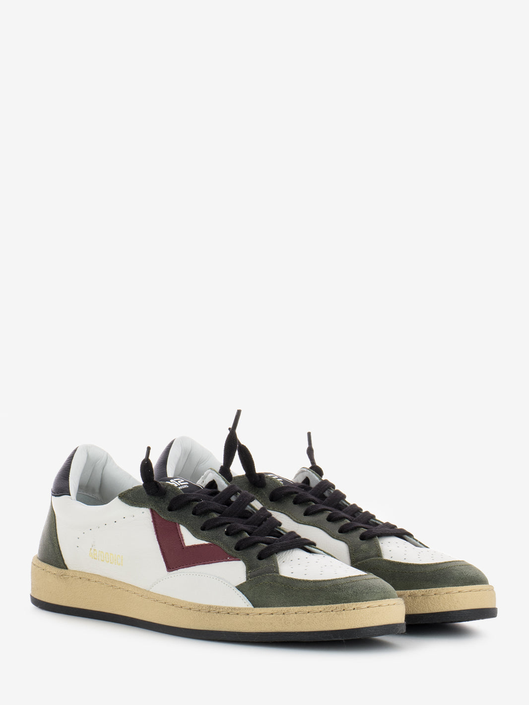 Sneakers play new U43 white / dark green / red