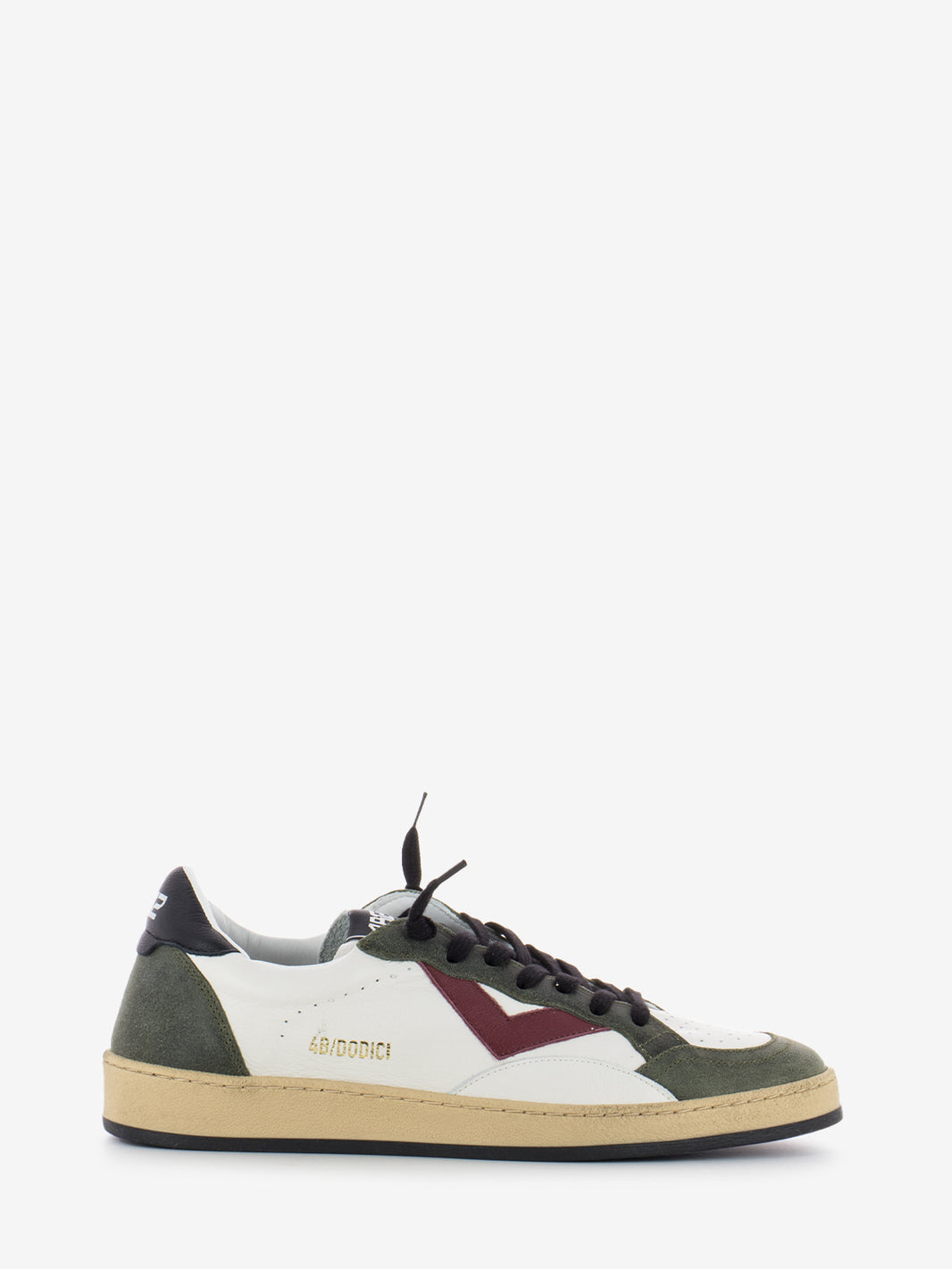 Sneakers play new U43 white / dark green / red