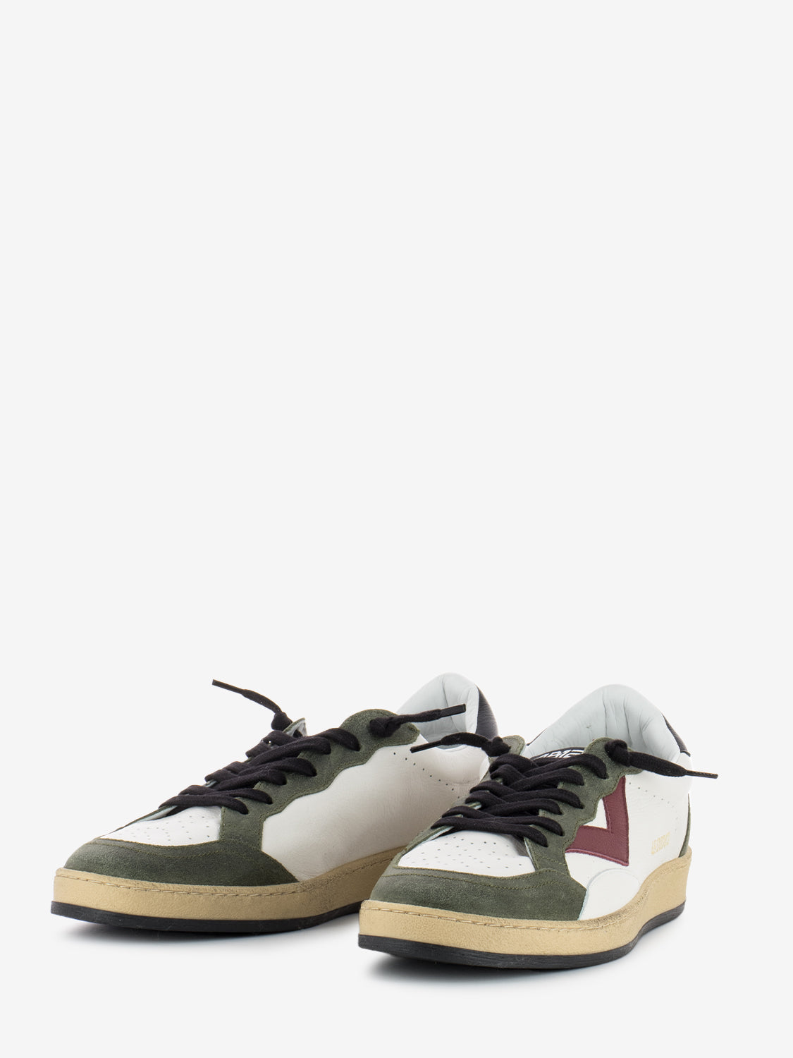 Sneakers play new U43 white / dark green / red
