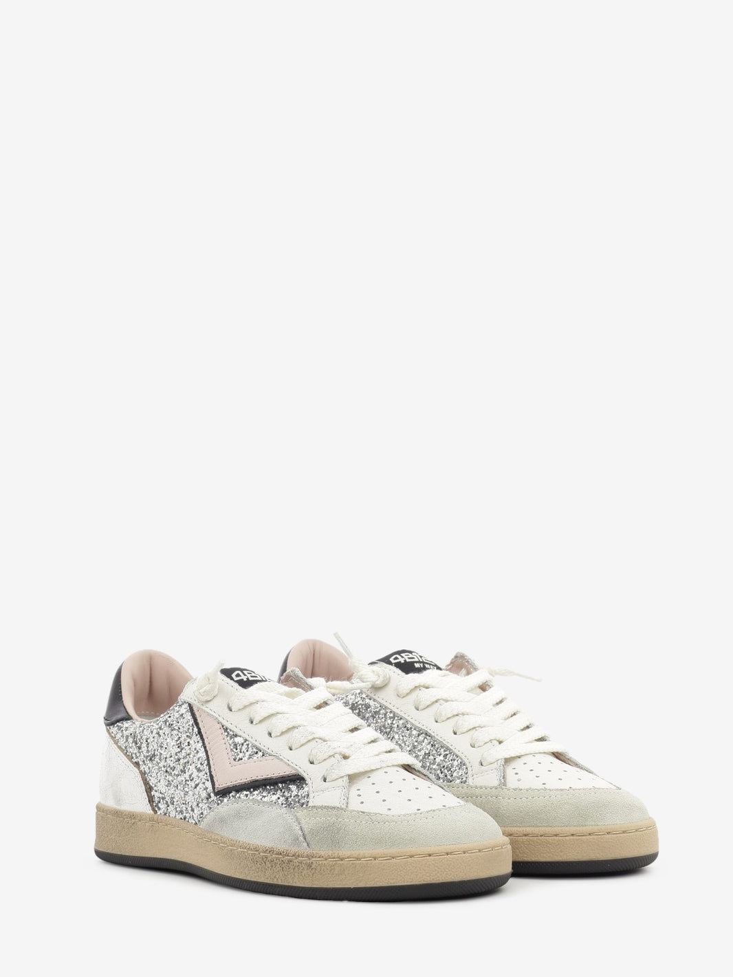 GLITTER SILVER SNEAKER PLAYNEW-D2034