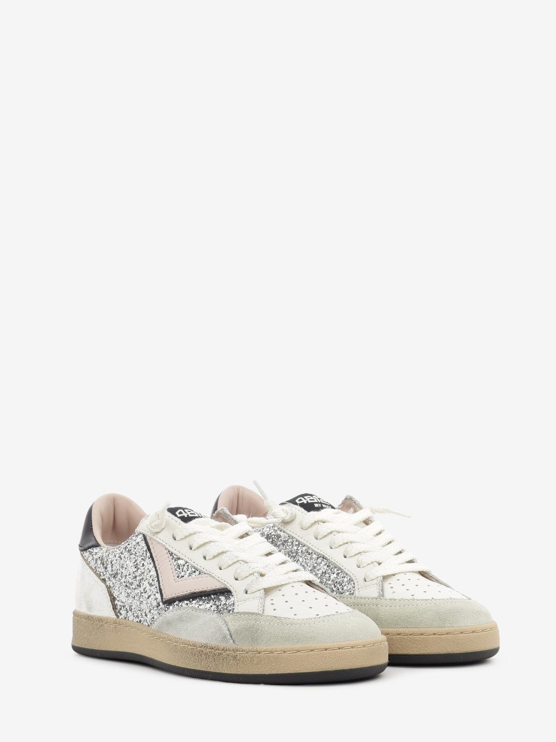 GLITTER SILVER SNEAKER PLAYNEW-D2034