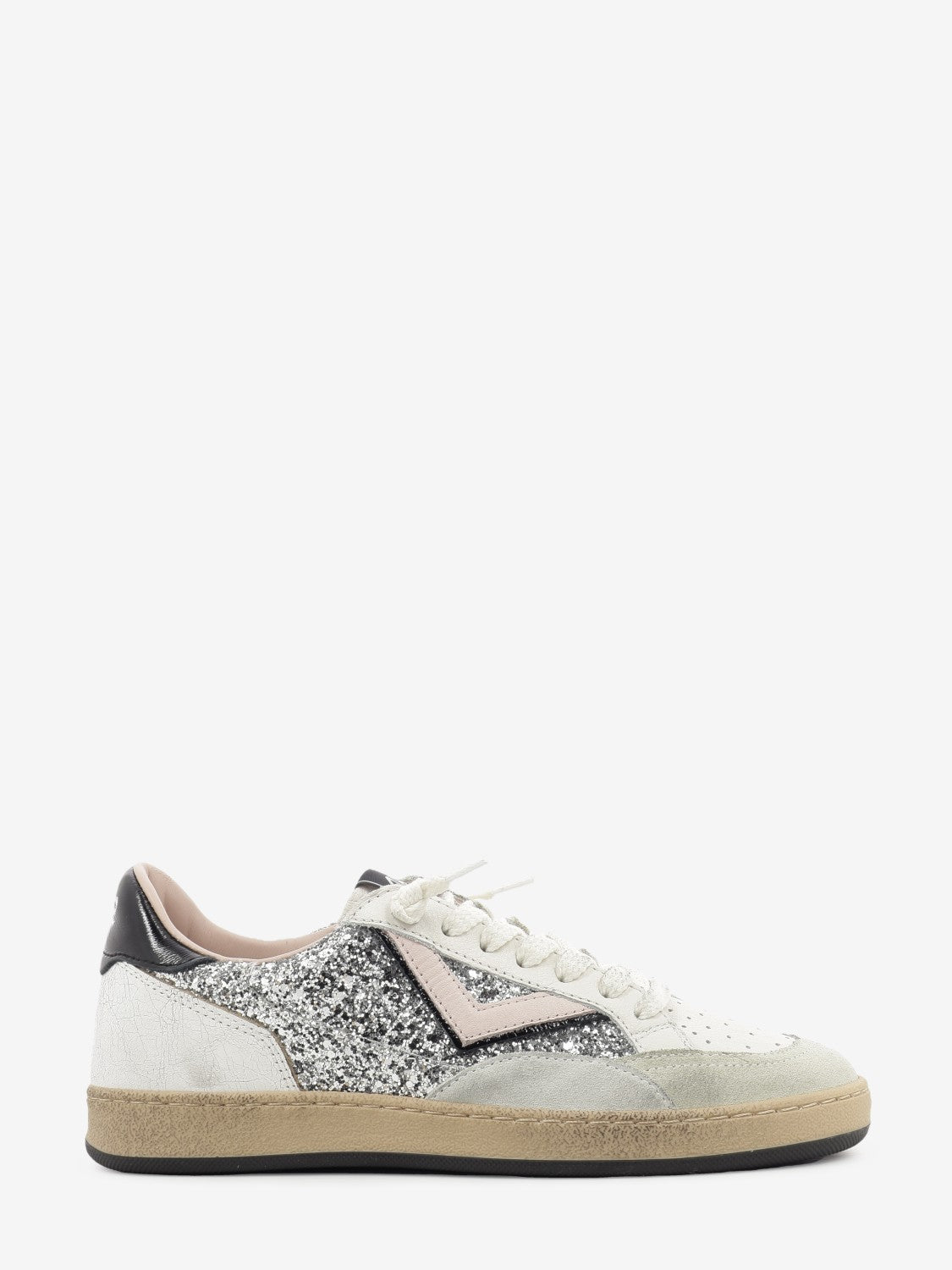 GLITTER SILVER SNEAKER PLAYNEW-D2034
