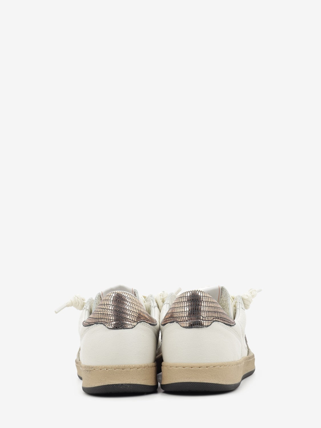 SNEAKER LEATHER WHITE/BURGUNDY PLAYNEW-D2026