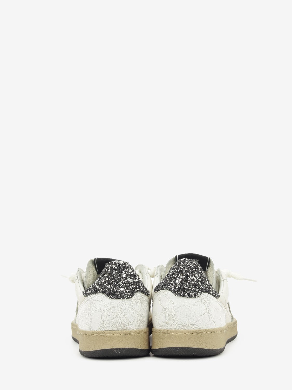 LEATHER SNEAKER WHITE/BLACK PLAYNEW-D2043