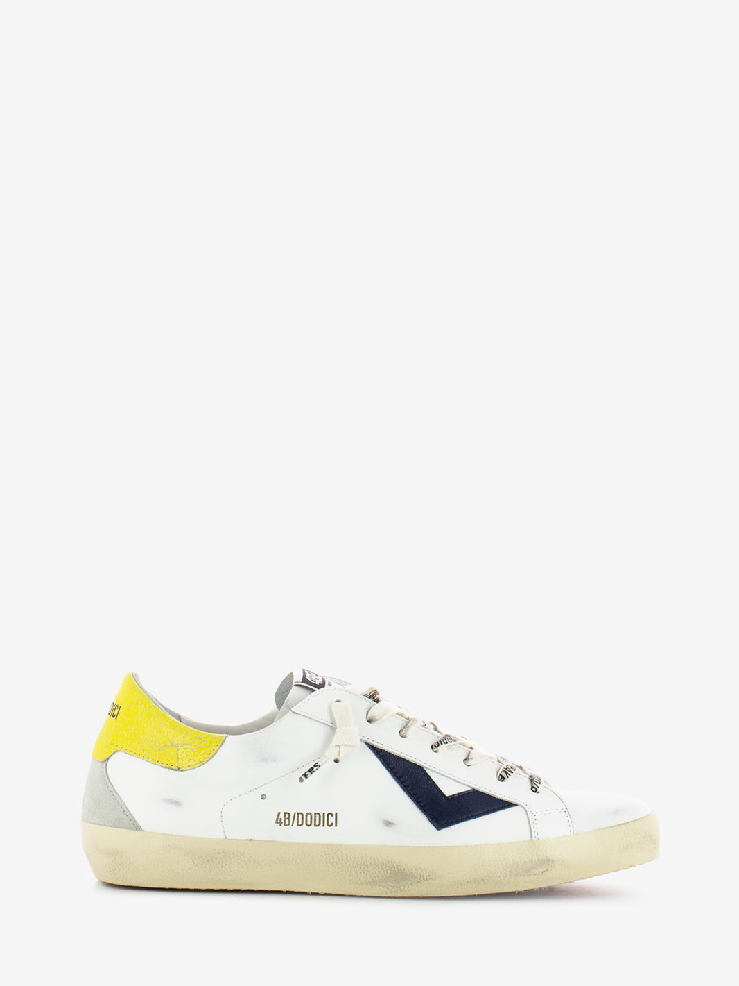 Sneakers Suprime white / blue / yellow