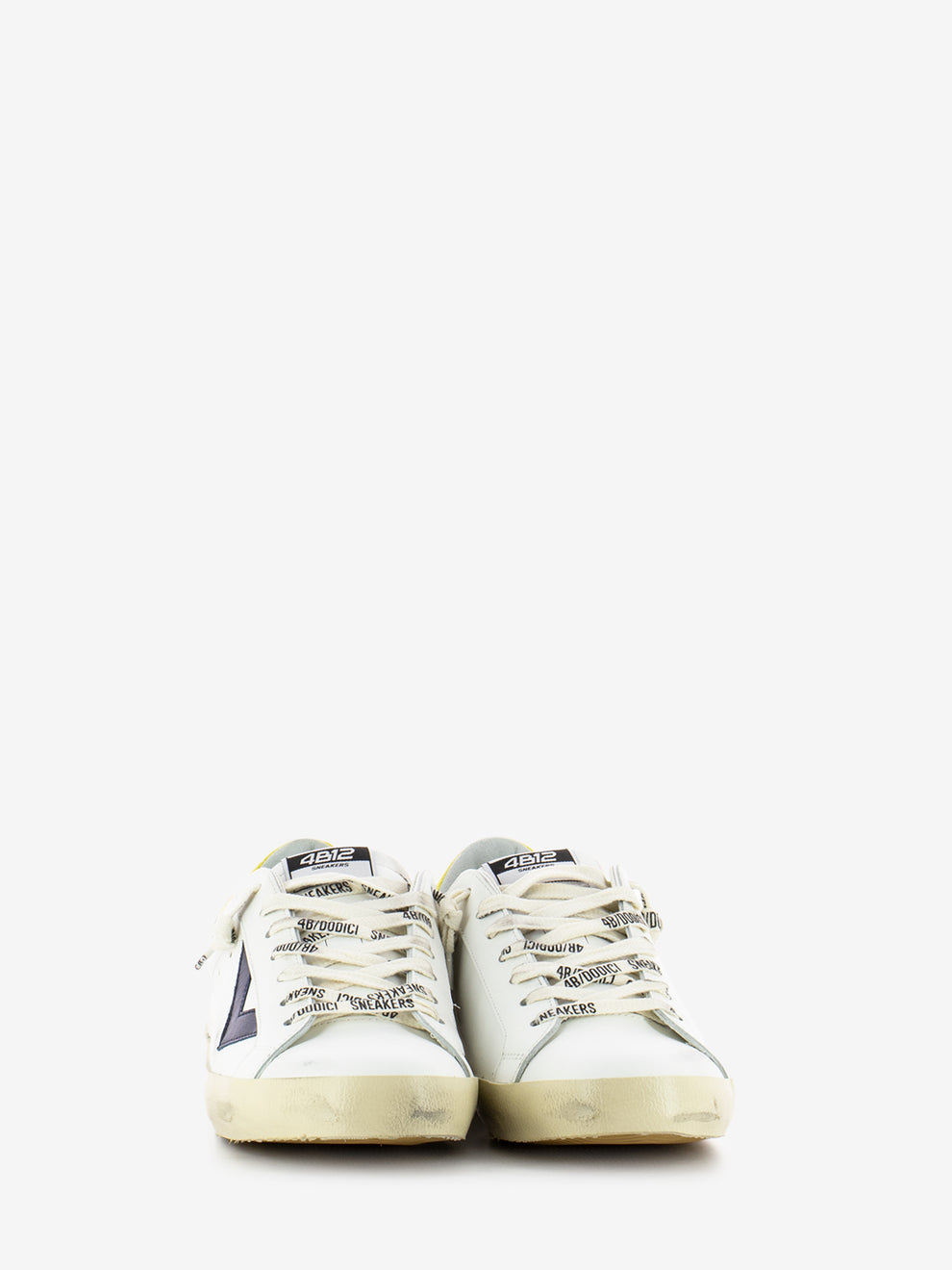 Sneakers Suprime white / blue / yellow
