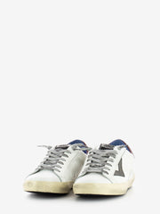 4B12 - Sneakers Suprime bianco / blu