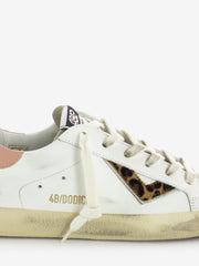 4B12 - Sneakers Suprime bianco / leo / rosa