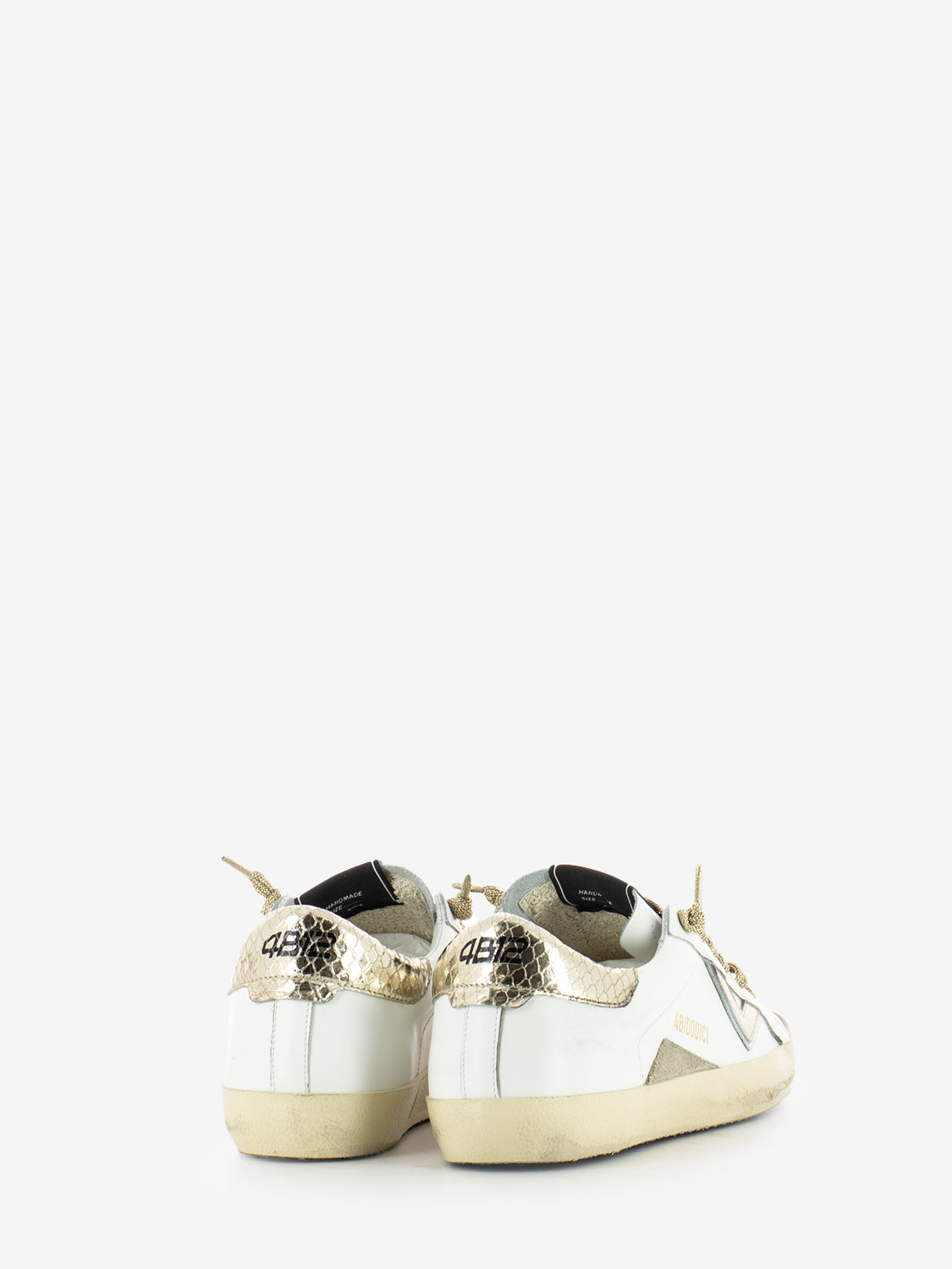 Sneakers Suprime white / gold