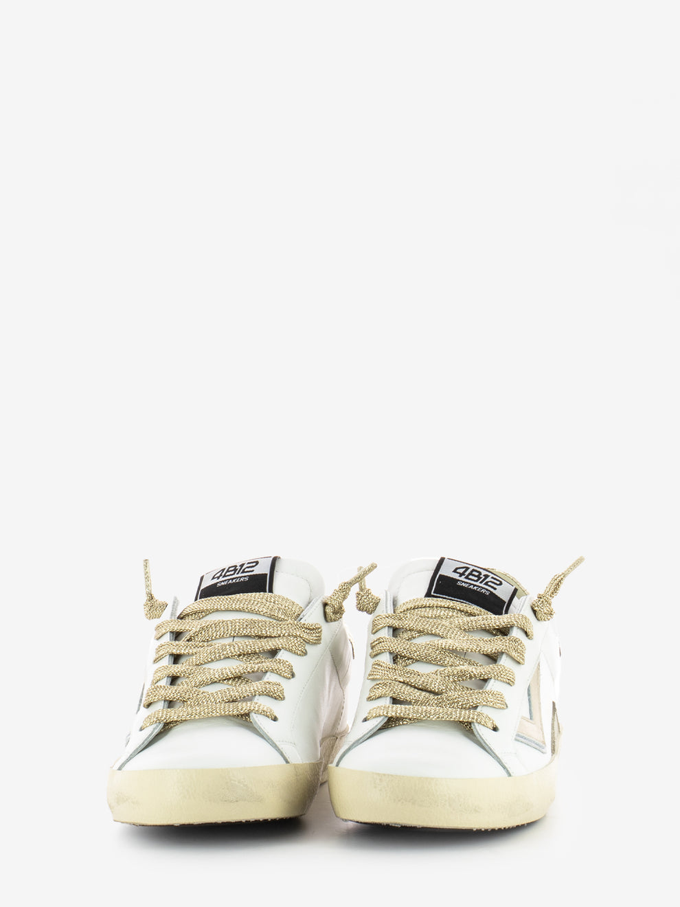 Sneakers Suprime white / gold