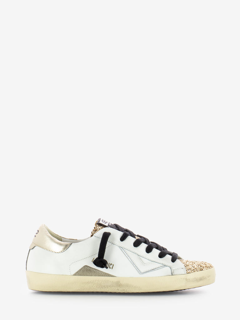 4B12 - Sneakers Suprime bianco / oro