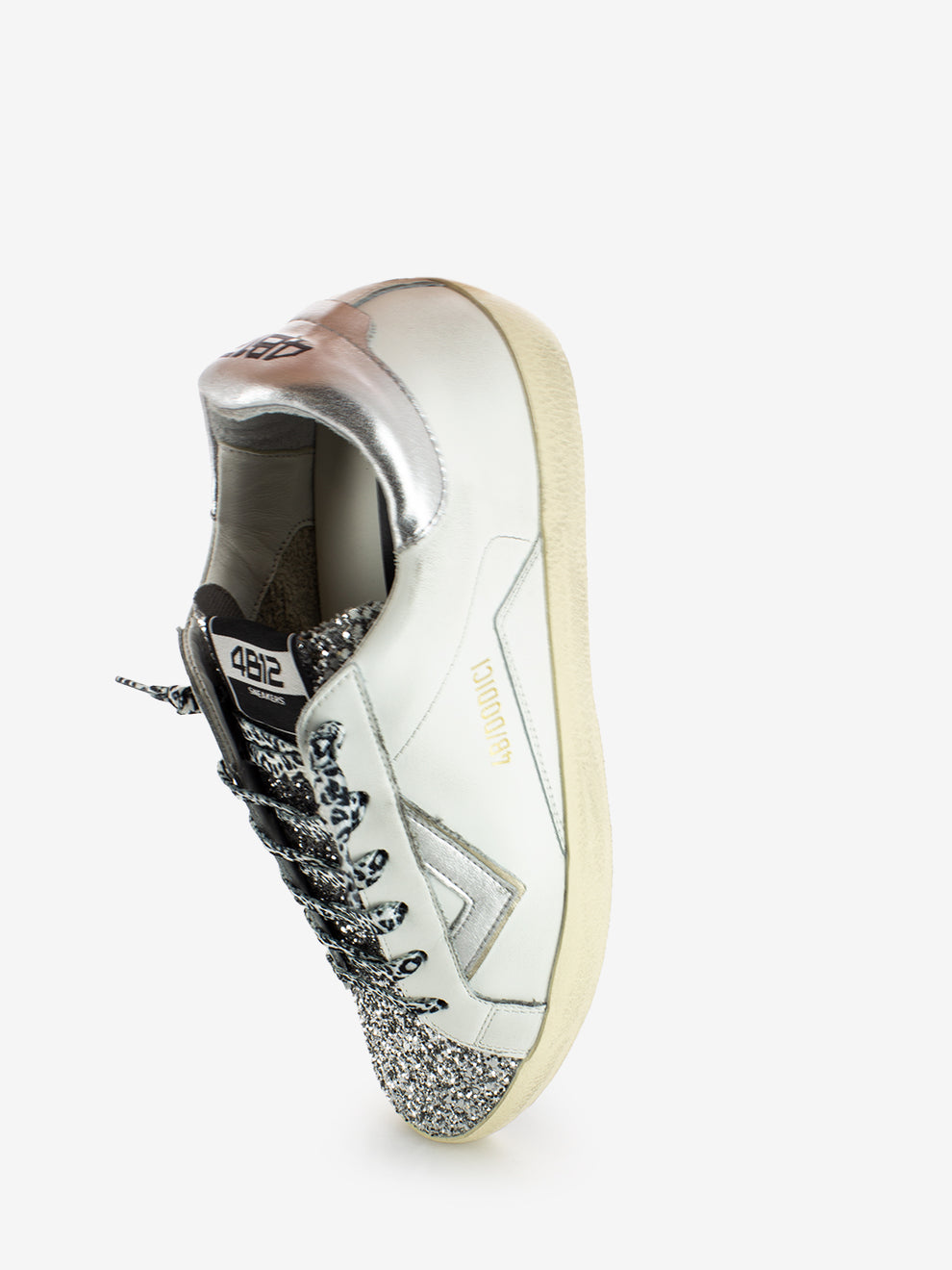 Sneakers Suprime glitter argento