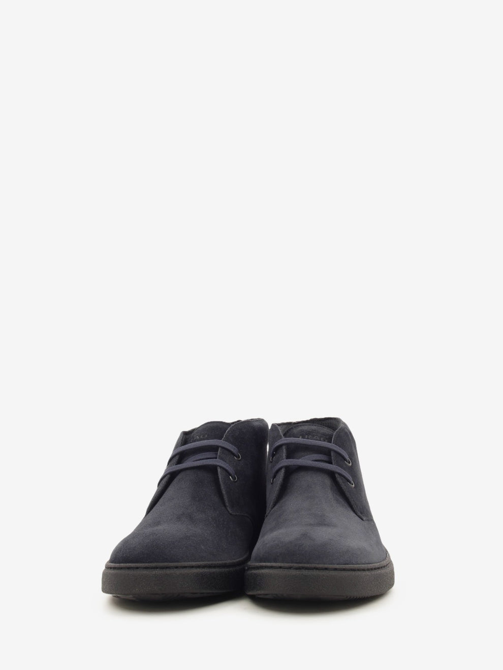Polacchini in suede waxy blu