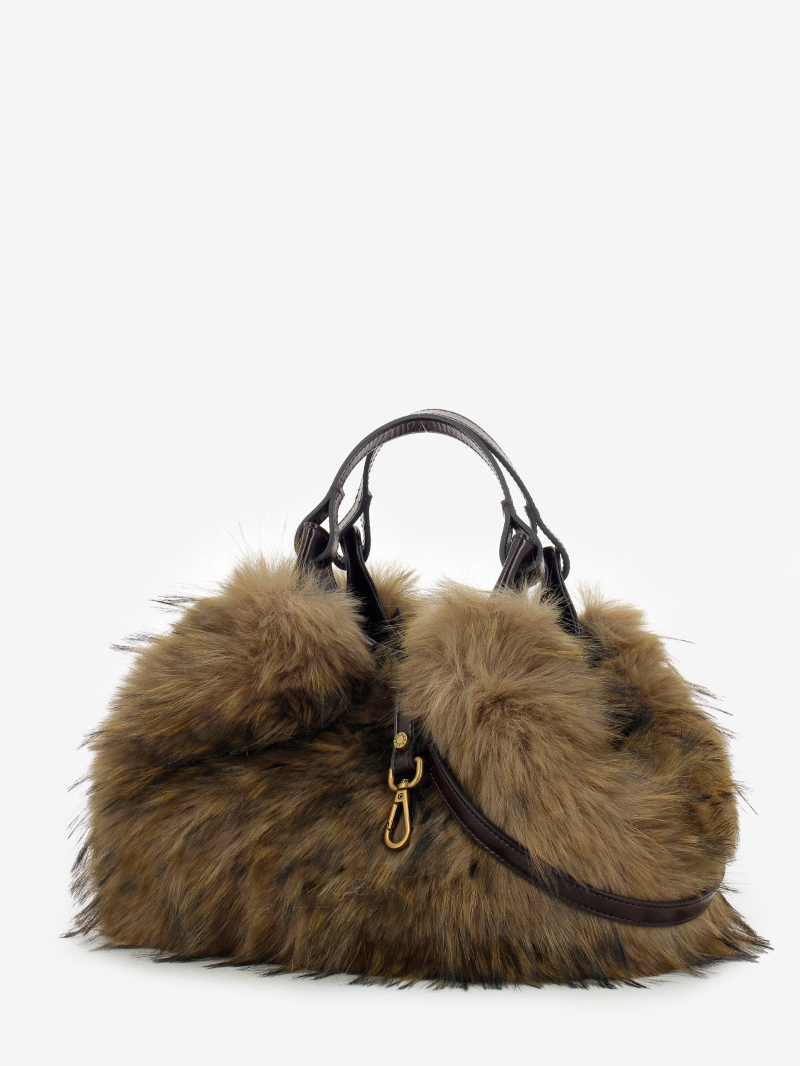 Borsa a mano eco fur Dua Espresso