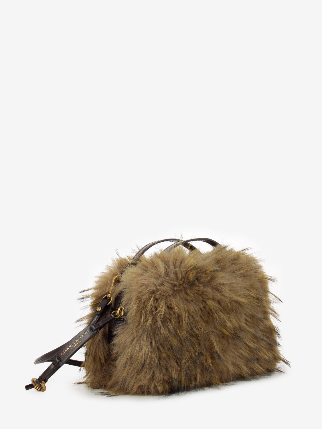 Borsa faux fur Alifa espresso