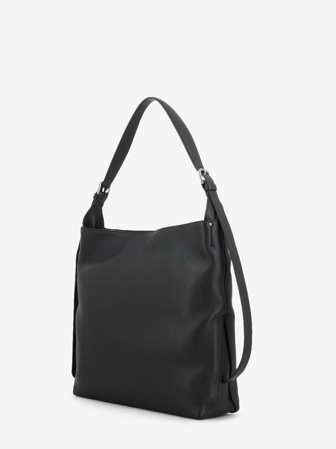 Borsa in pelle Barbara nera