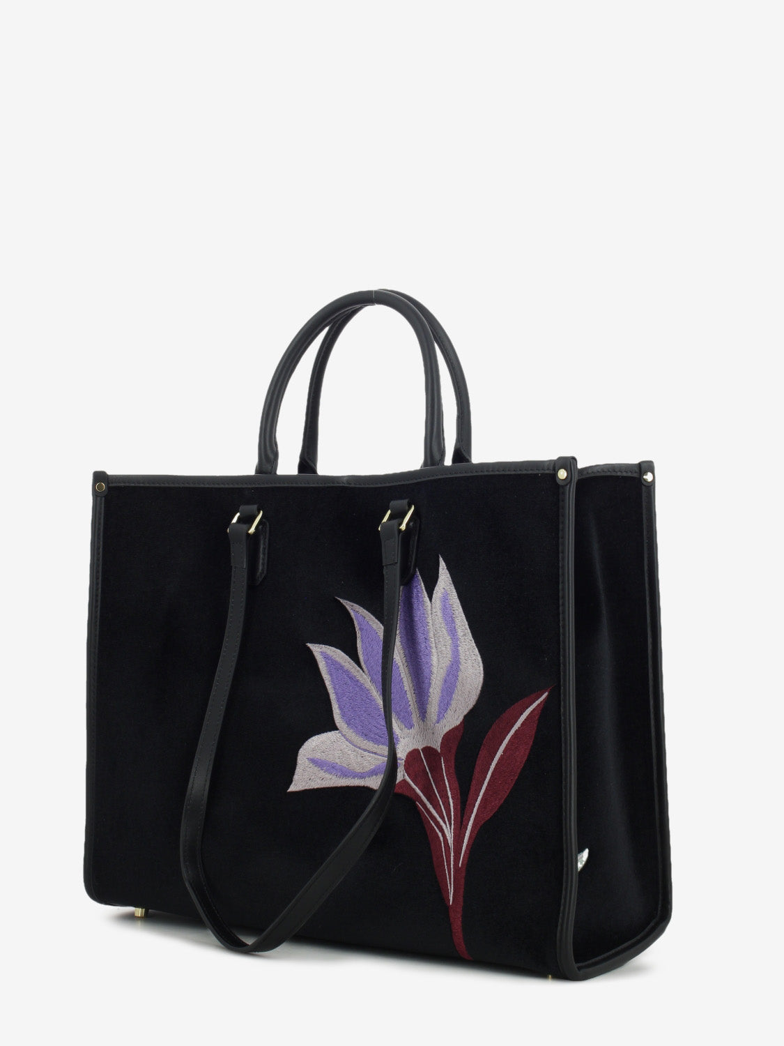 Borsa Atena Essence black flower