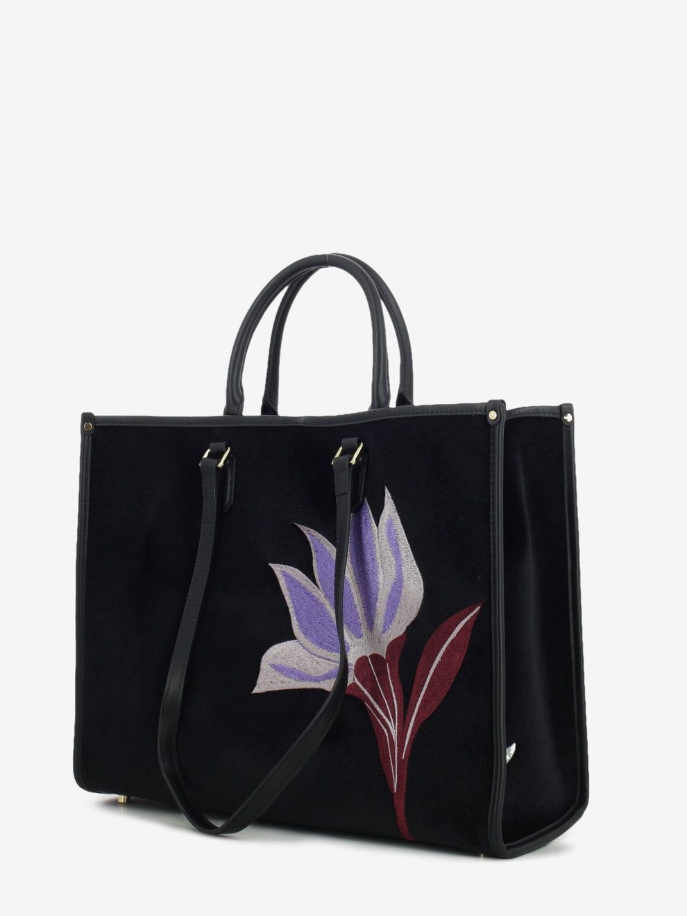 Borsa Atena Essence black flower