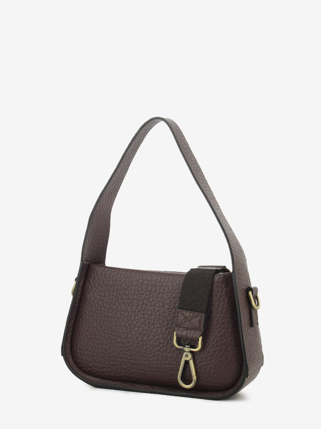 Borsa in pelle maxi grana moro