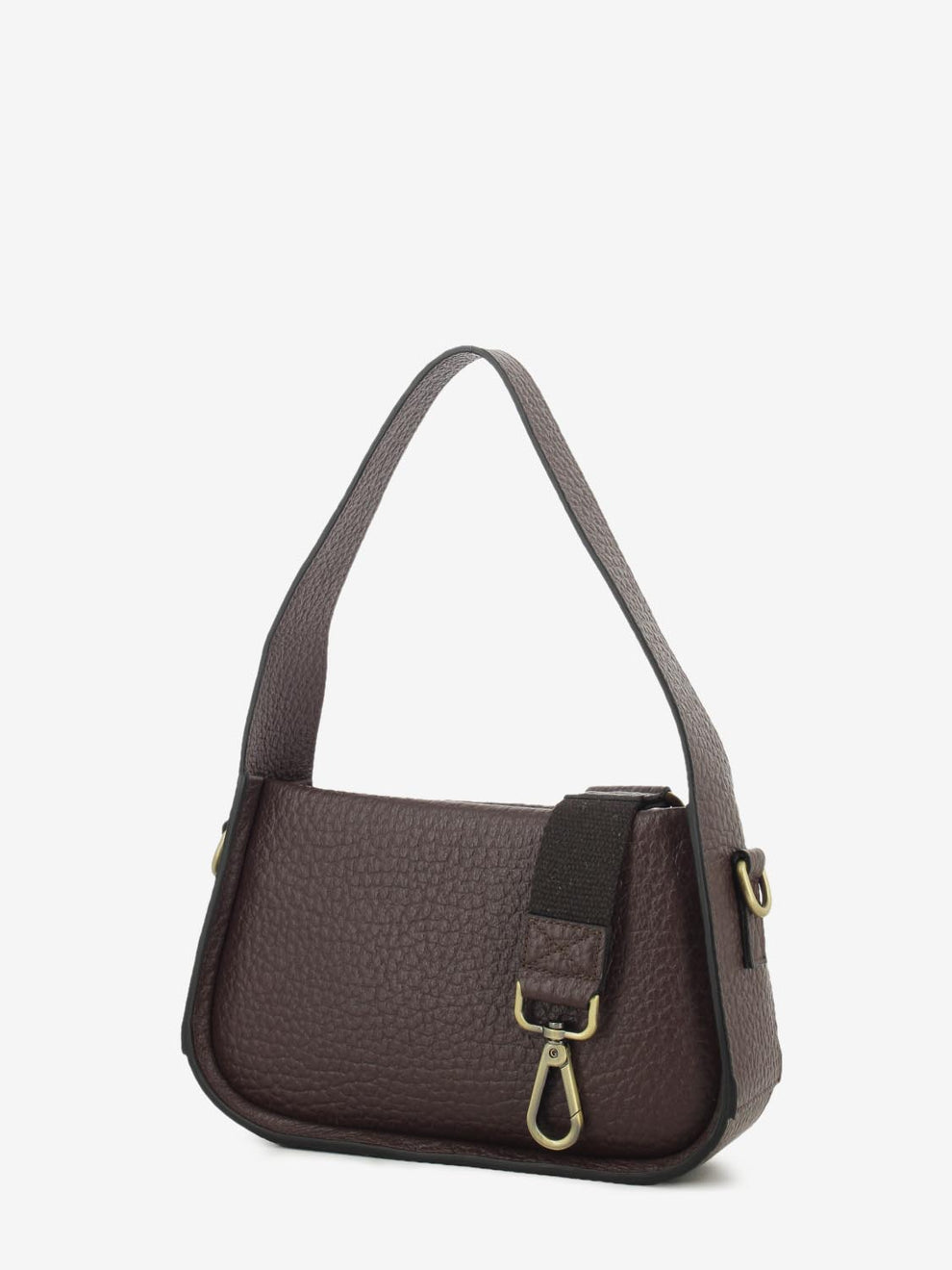 Borsa in pelle maxi grana moro