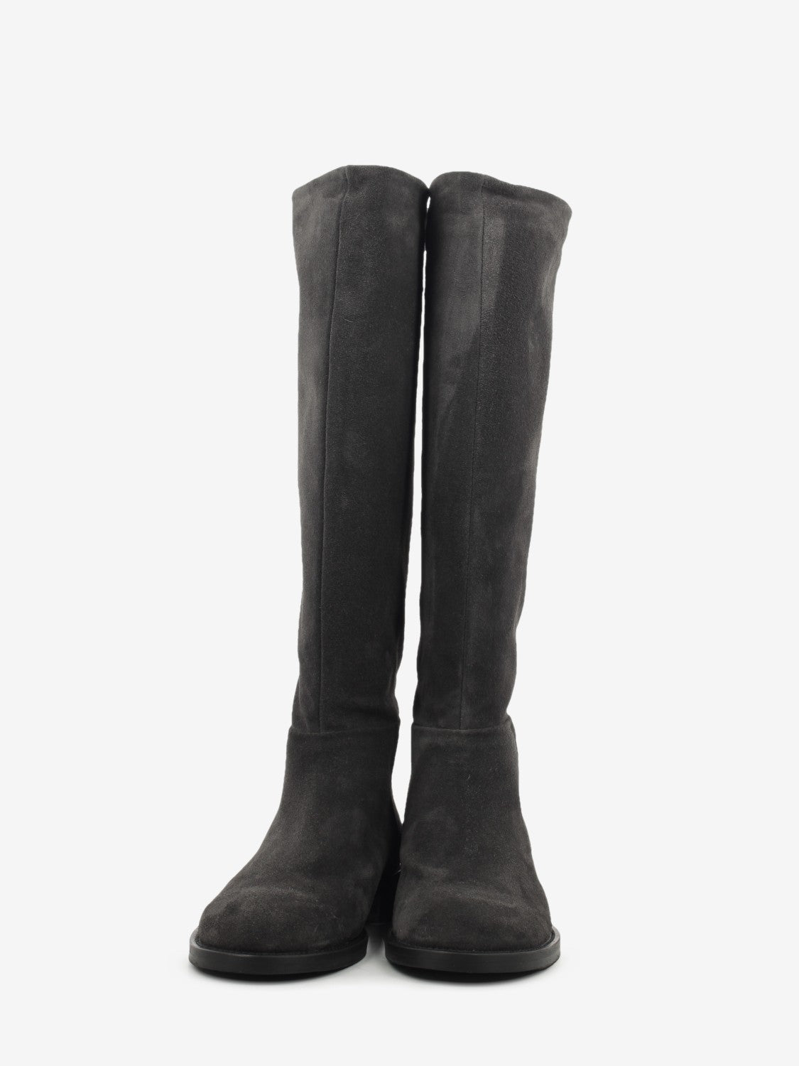 Berta grey suede boots