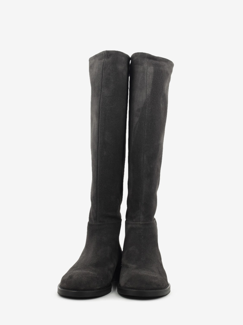 Berta grey suede boots