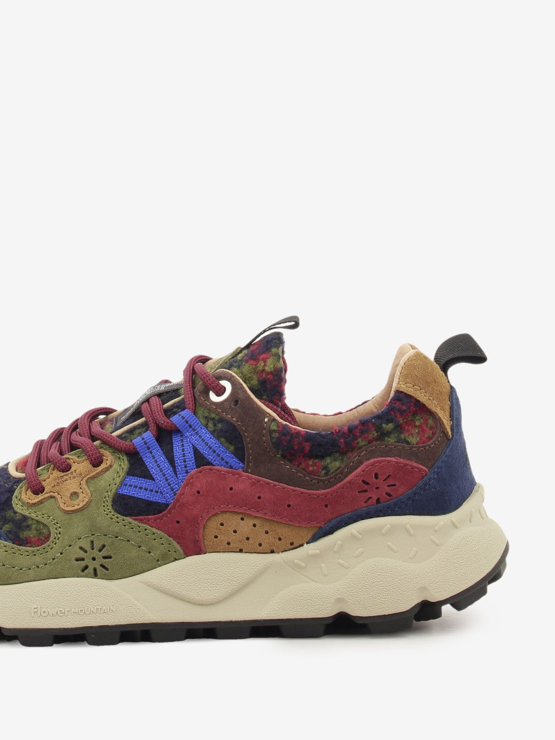 Yamano 3 suede e teddy dark grey / brown / bordeaux