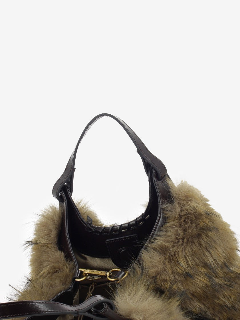 Borsa a mano eco fur Dua Espresso