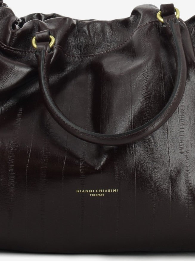 Borsa in pelle Morgana antique ruby