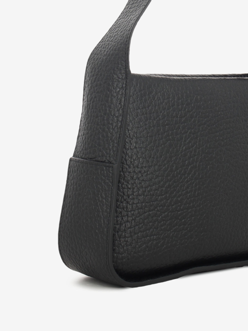 Borsa in pelle martellata nero