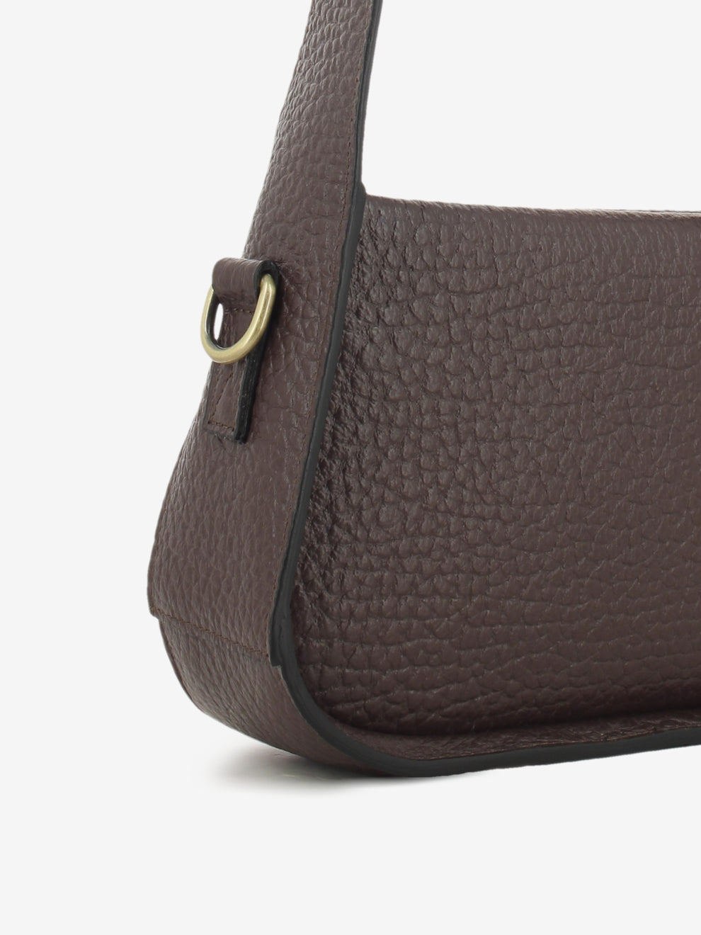 Borsa in pelle maxi grana moro
