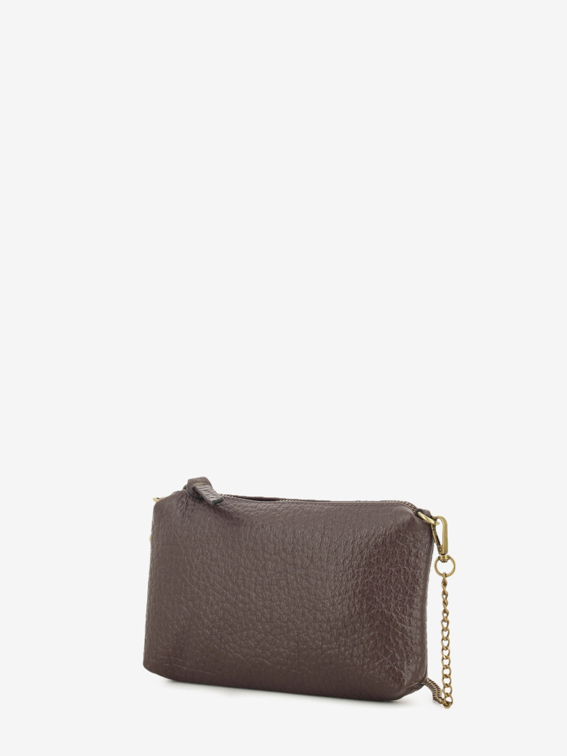 DARK BROWN LEATHER BAG 8500_37016