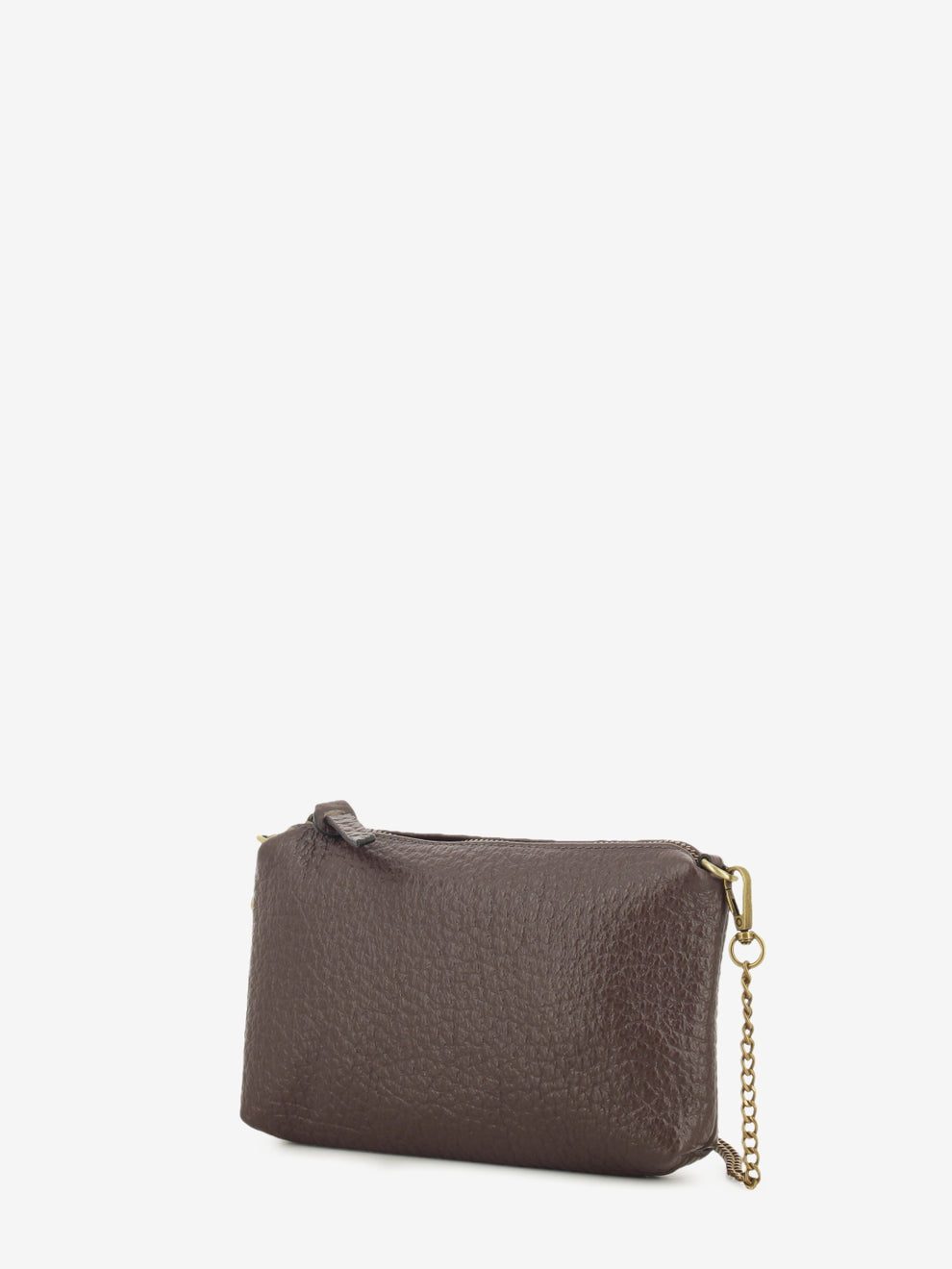 DARK BROWN LEATHER BAG 8500_37016