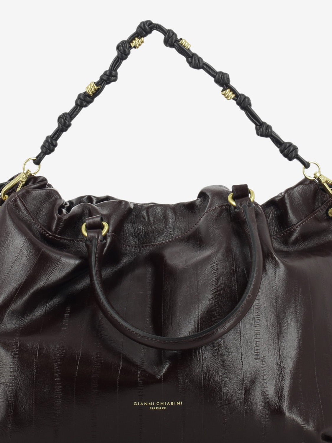 Borsa in pelle Morgana antique ruby