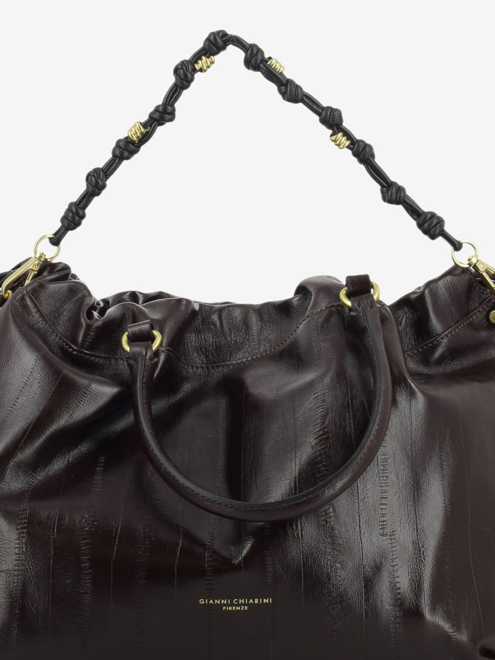 Borsa in pelle Morgana antique ruby