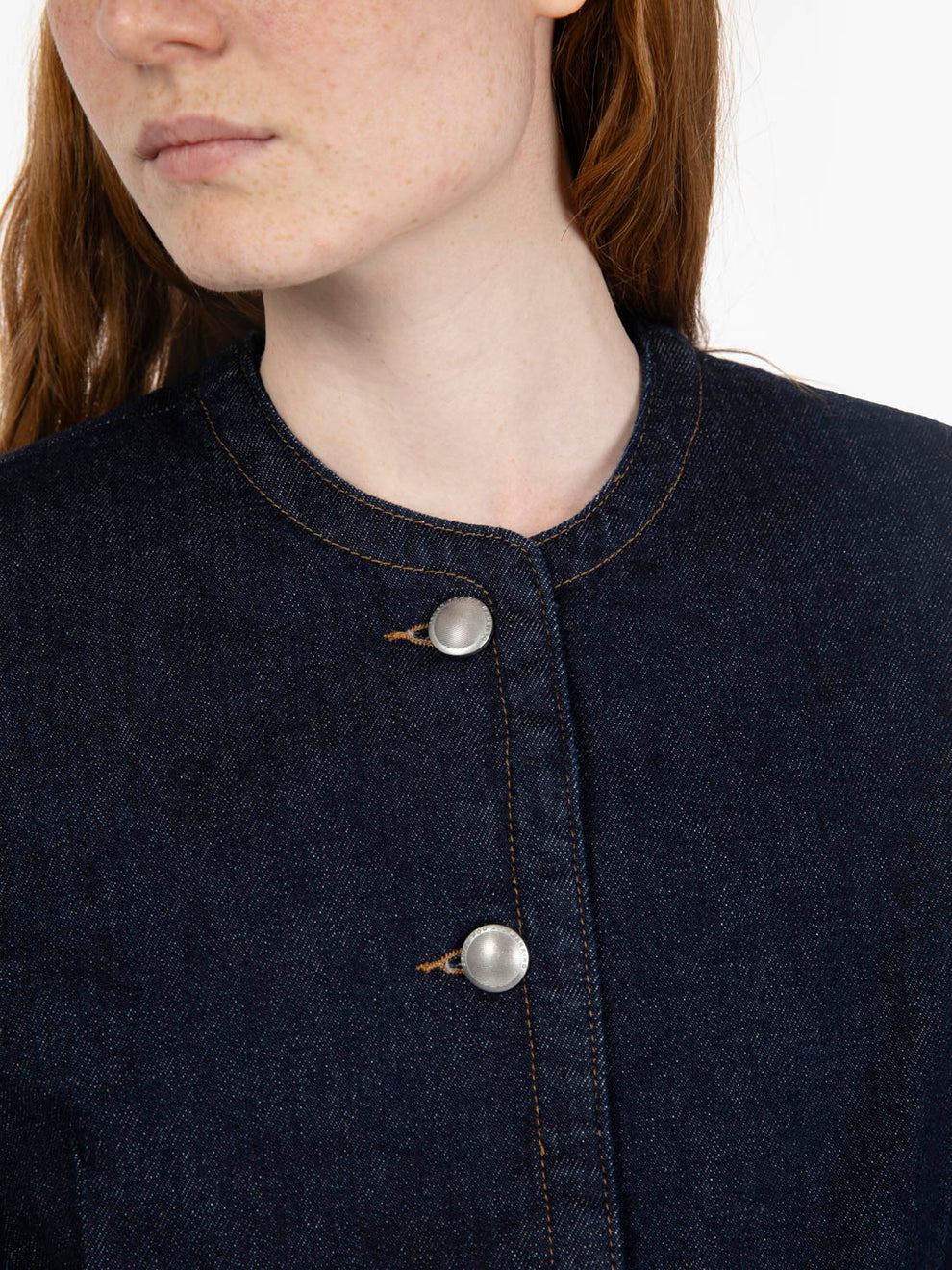 Lady jacket smoove dark denim
