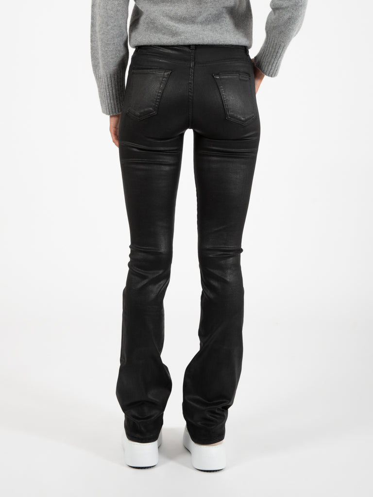 7 FOR ALL MANKIND - Bootcut Coated Slim Illusion black