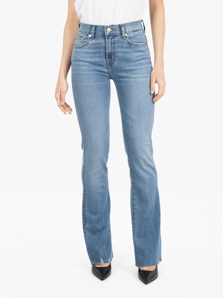 7 FOR ALL MANKIND - Bootcut Tailorless diary light blue