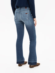 7 FOR ALL MANKIND - Bootcut Tailorless River dark blue