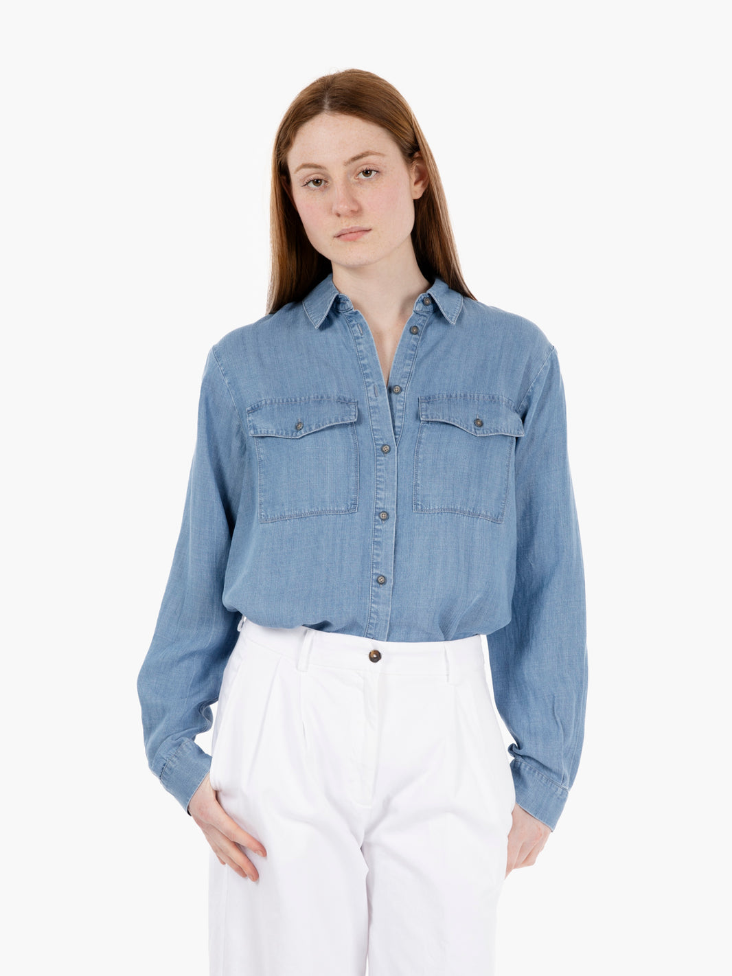 Camicia denim Dina Florida light blue
