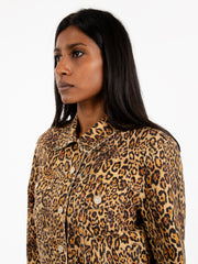 7 FOR ALL MANKIND - Classic trucker leopard print