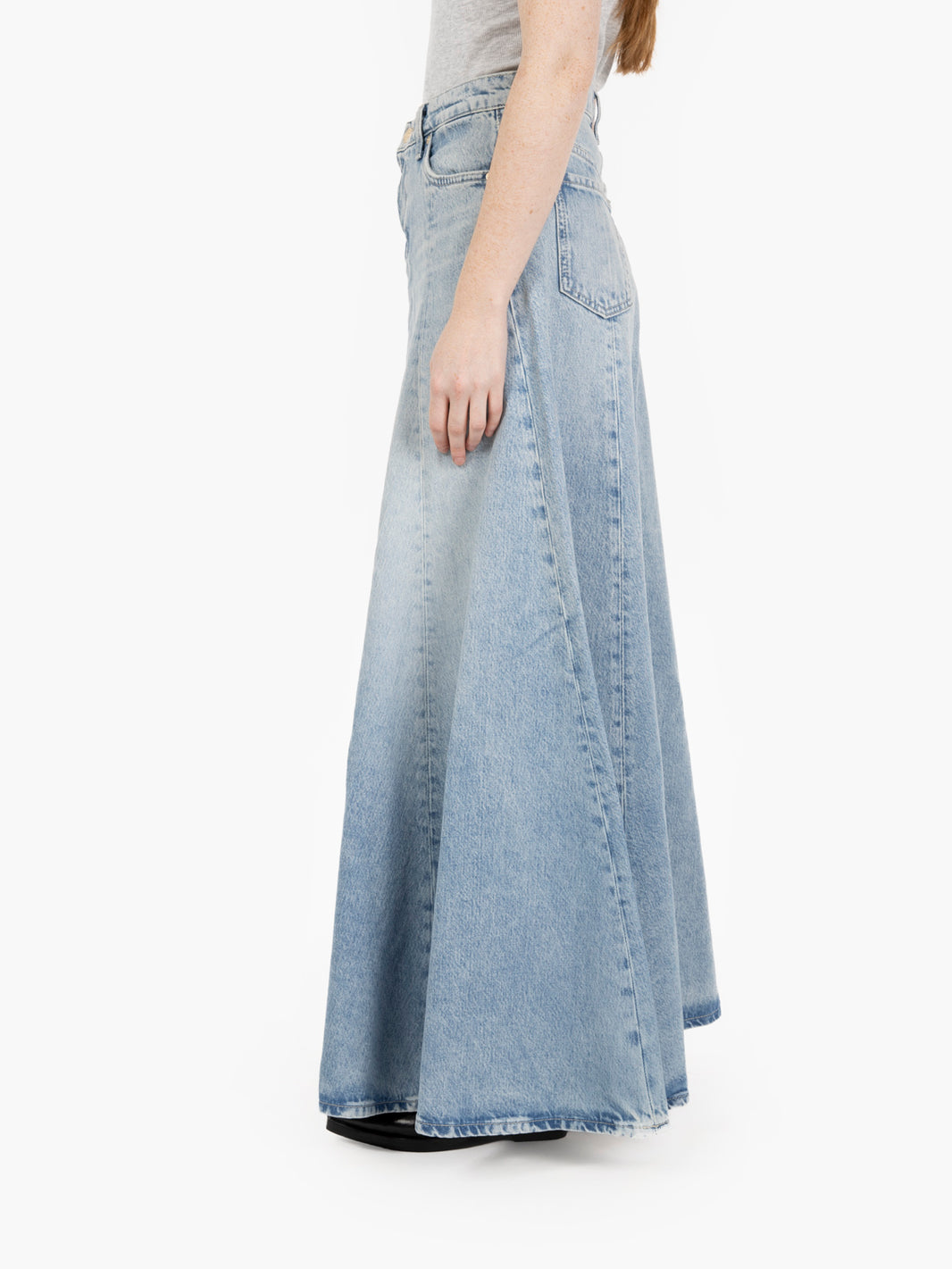 Drama skirt denim chiaro