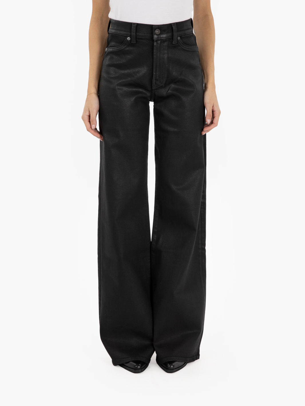 Lotta Coated Black Jeans