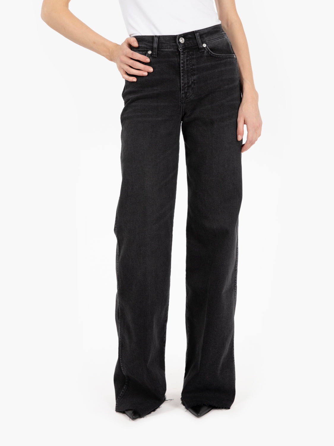 Lotta luxe vintage black topline jeans