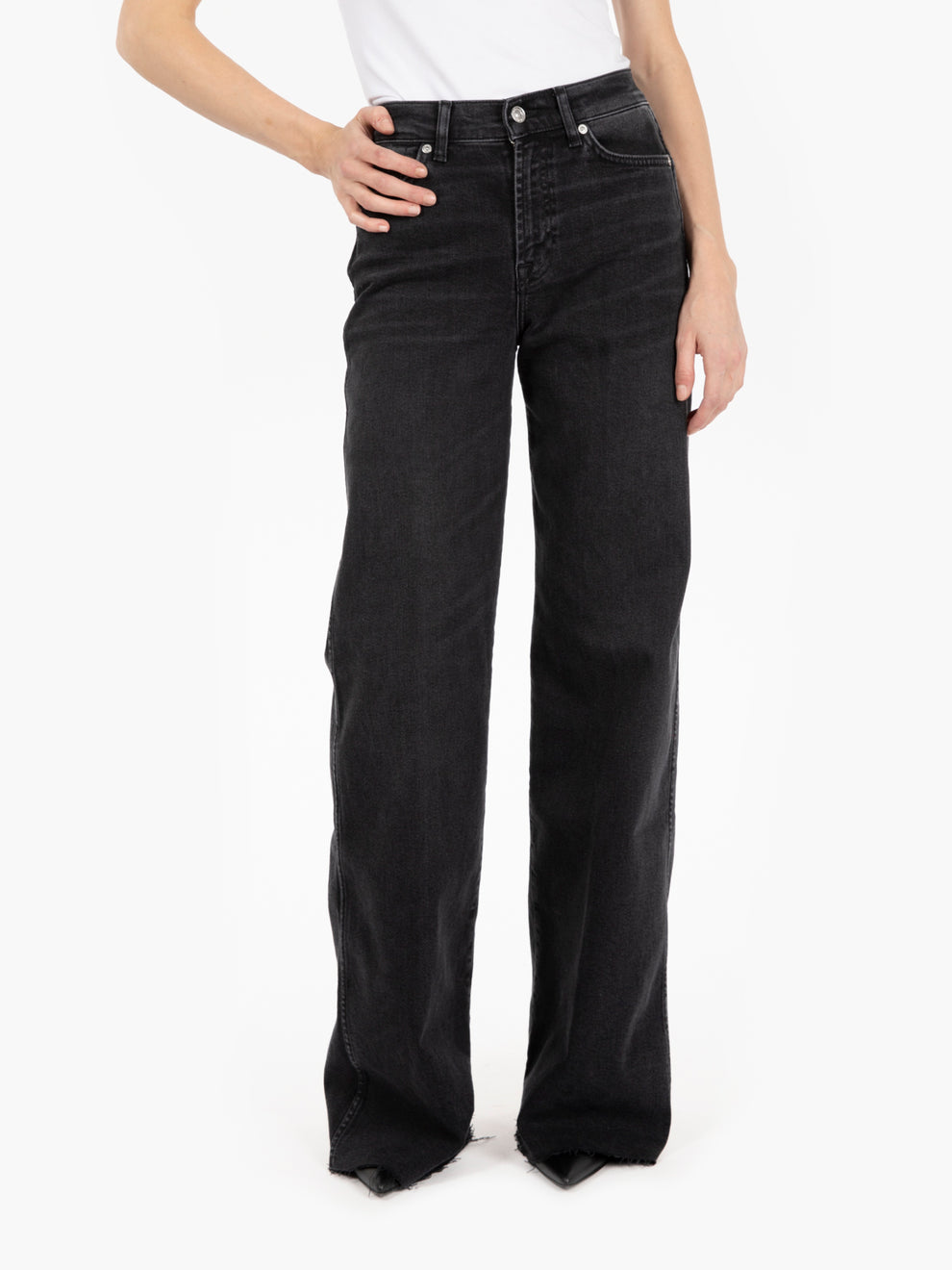 Lotta luxe vintage black topline jeans