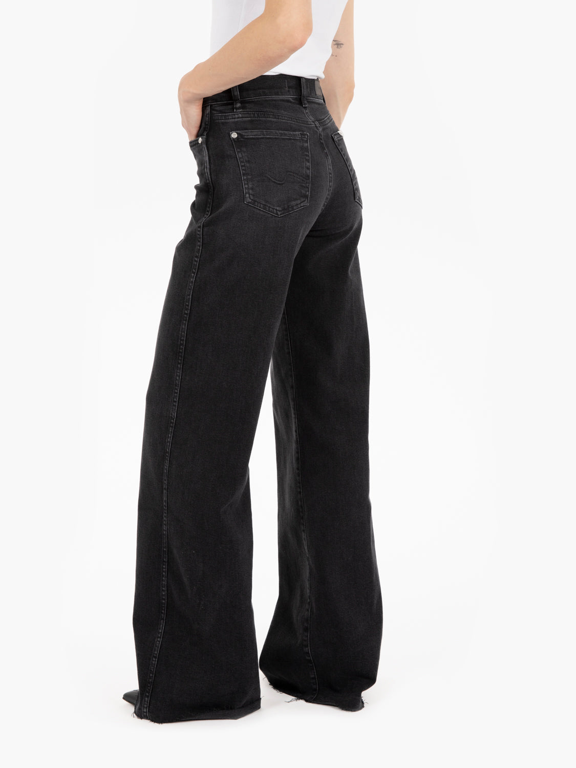 Lotta luxe vintage black topline jeans